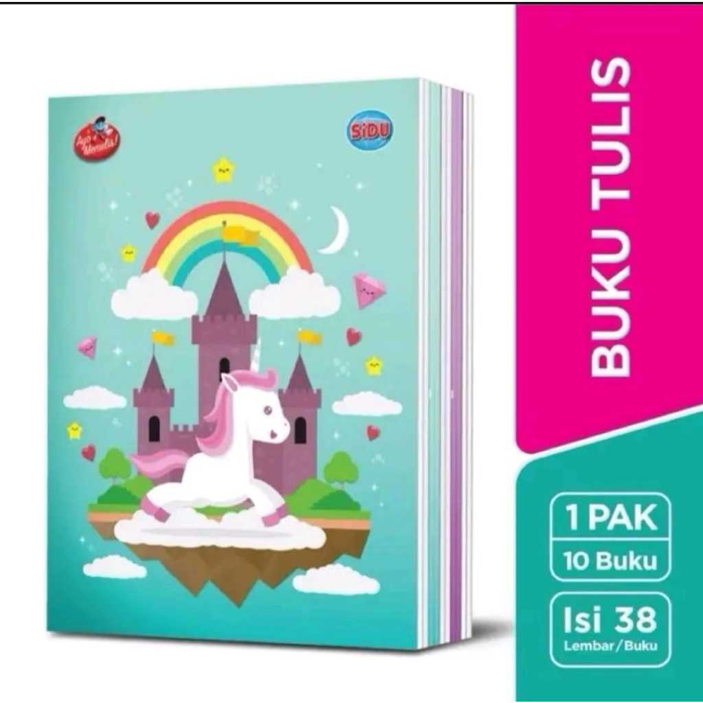 

BUKU TULIS SIDU 38 ( 1 PAK ISI 10 BUKU )