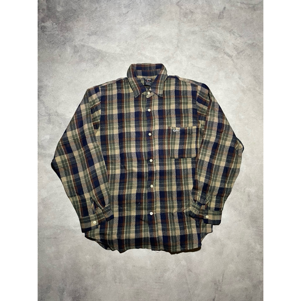 veterano shirt fubu / kemeja flanel fubu veterano
