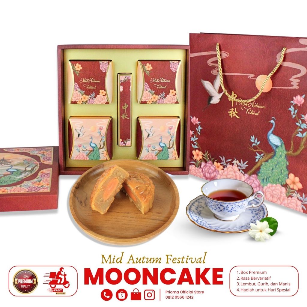 

Mooncake Prioma – Kue Bulan Lezat dengan Kemasan Premium (Cocok untuk Gift)