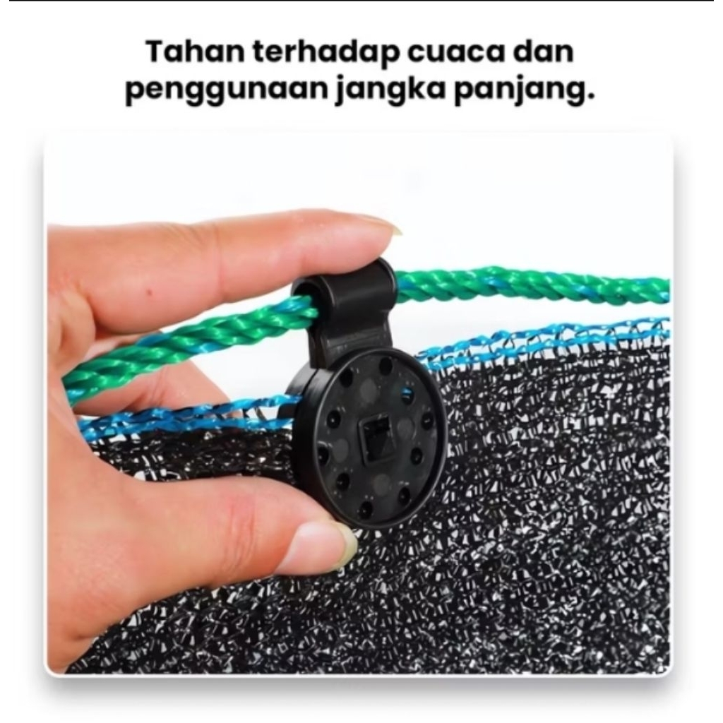 Penjapit paranet / klip paranet / Pemegang tali paranet / penjepit jaring anggrek