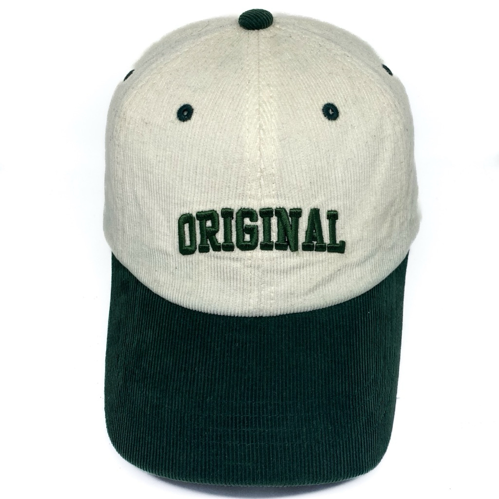 Topi Semi Corduroy "Original" Script Simple Cap Second