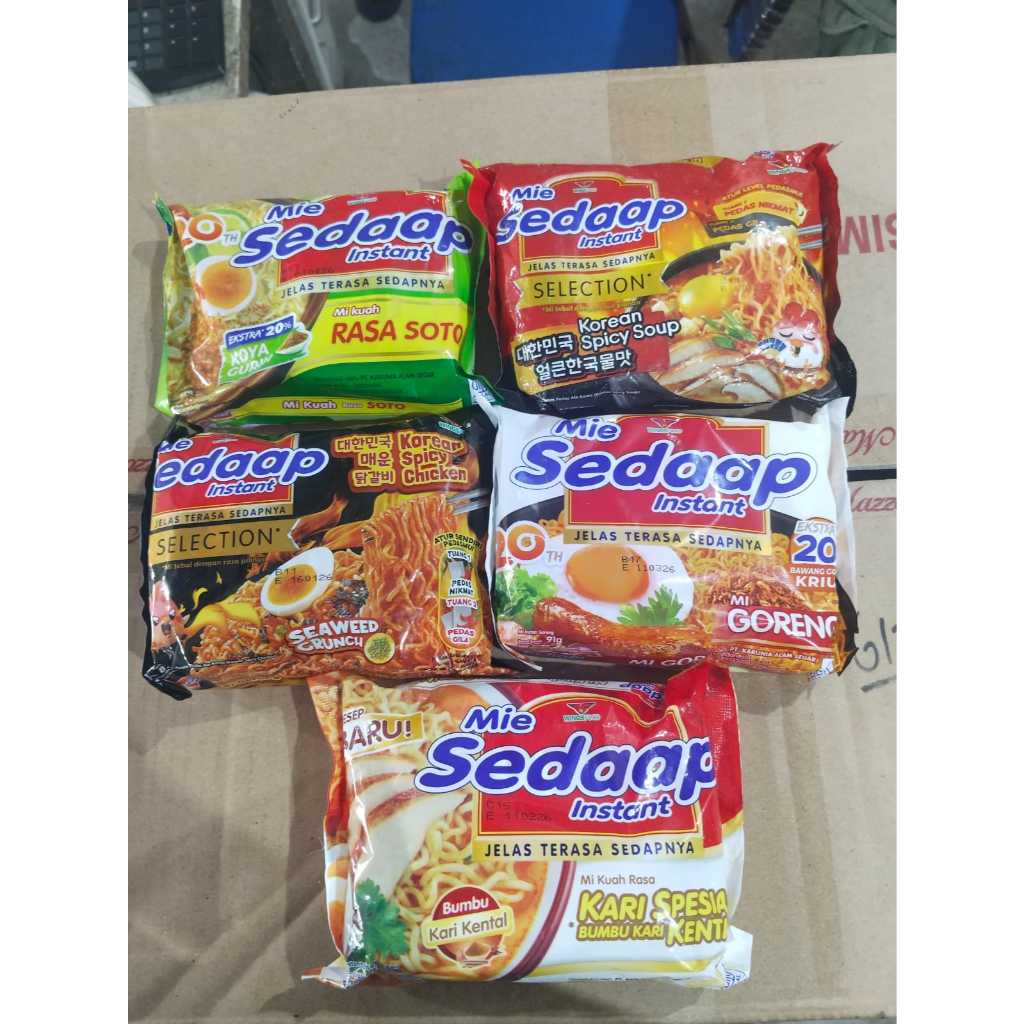 

MIE SEDAAP GORENG DAN KUAH / PAKET PEMBELIAN 5 PCS