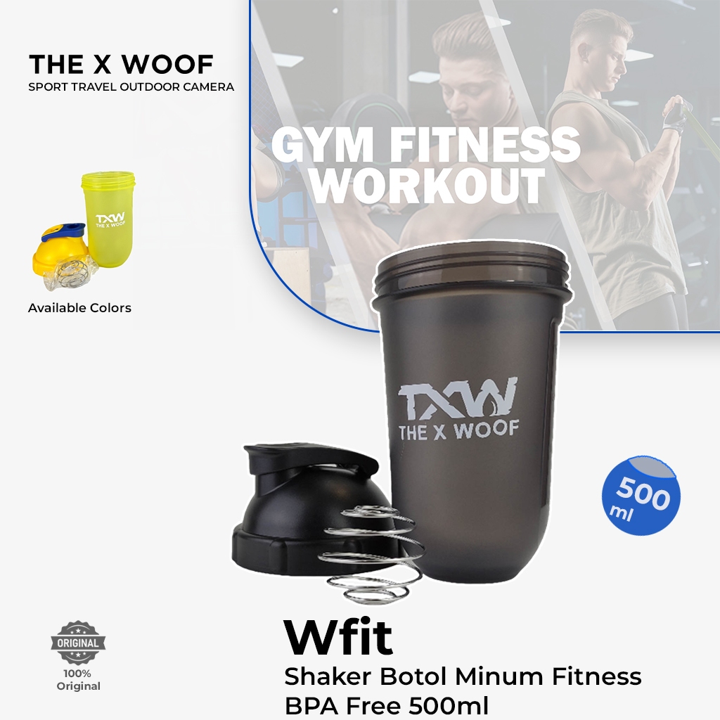 The X Woof Wfit Botol Minum Shaker 500ml