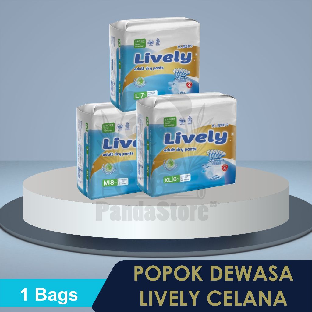 Lively Popok Dewasa Celana | Popok Lansia