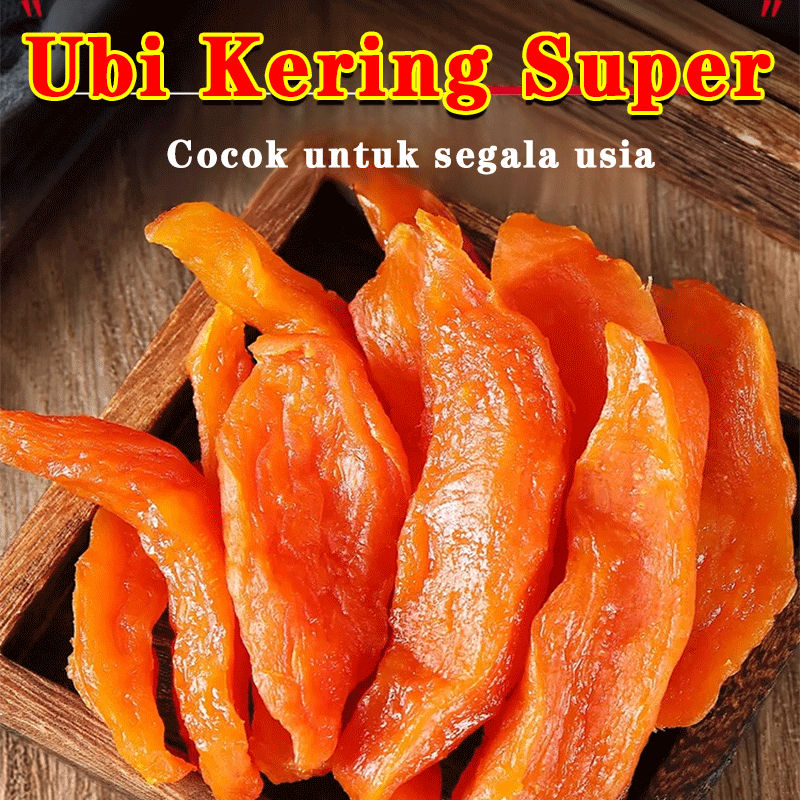 

♥KAPAL GRATIS+COD♥ Ubi Jalar Kering Kristal 0 Gula 0 Lemak /Ubi Jalar Ungu Dan Kering Yang Manis /Keripik Ubi Jalar Manis Dan Lembut / Mitra Diet Rendah Gula Untuk Menurunkan Berat Badan / Camilan Mengenyangkan Buah Kering
