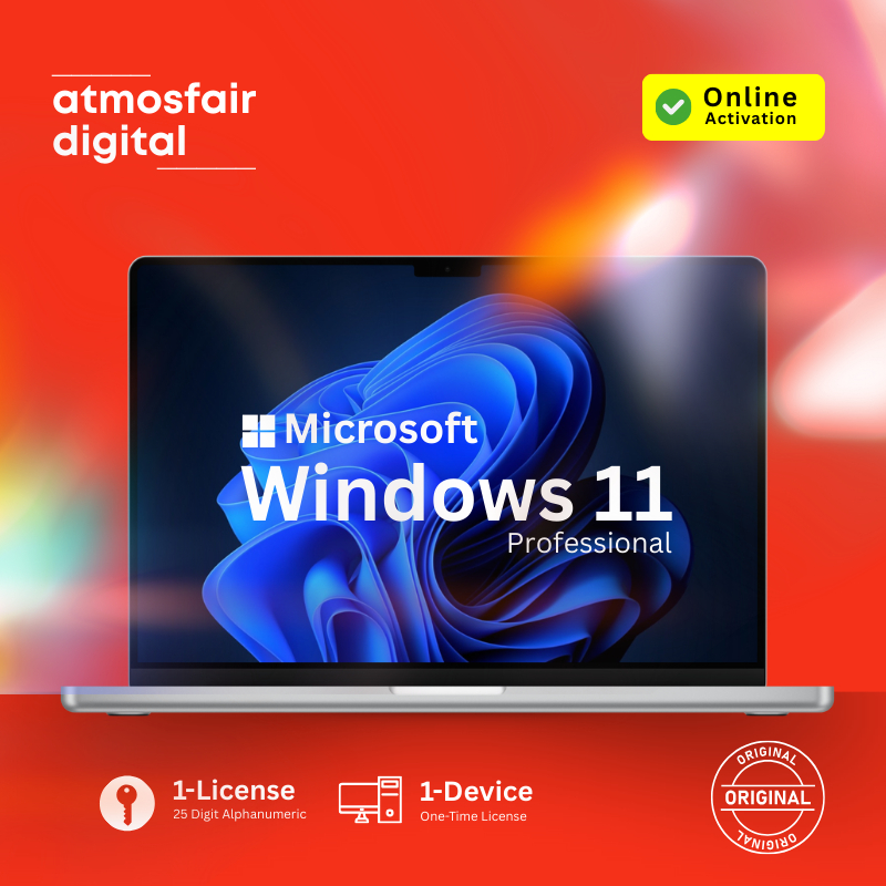 [100% Ori] Windows 11 Pro | Online Activation | Update Online