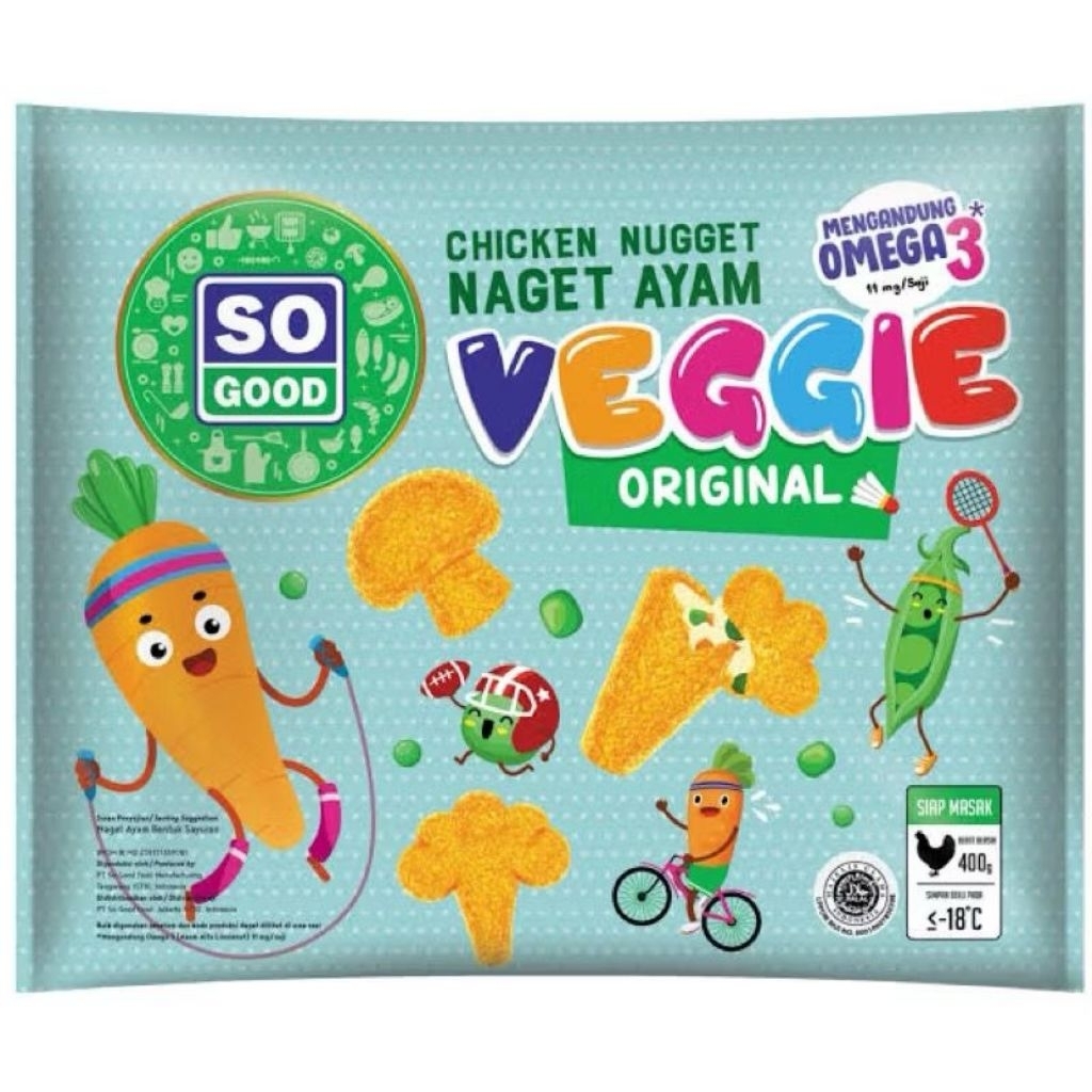 SO GOOD CHICKEN NUGGET VEGGIE 400gr