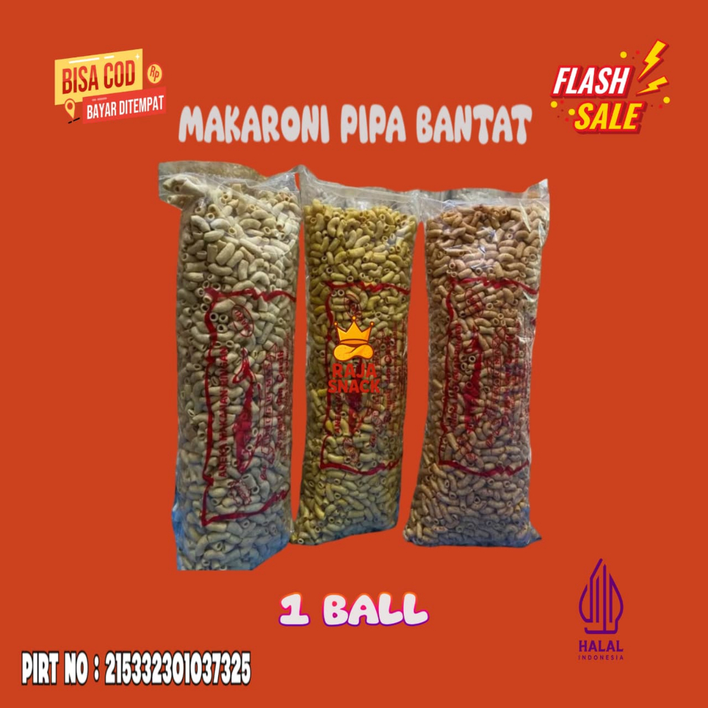 

Grosir Makaroni Pipa Bantat 1 Ball Termurah