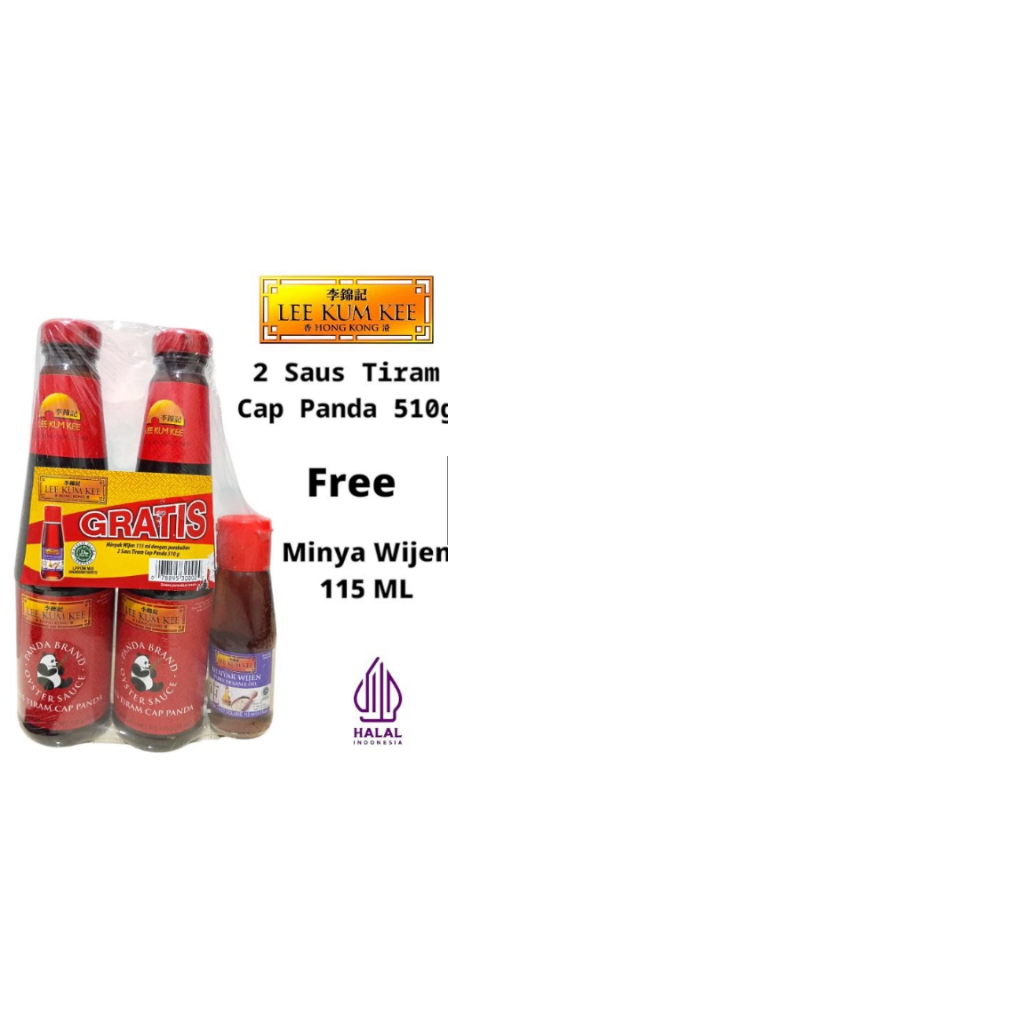 

Lee Kum Kee Saus Tiram Oyster Sauce Cap Panda 510g Free Minyak Wijen Sesame Oil 115ml
