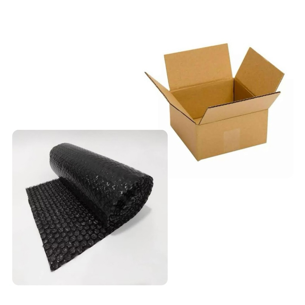 

TAMBAHAN PERLINDUNGAN BUBBLE WRAP DAN KARDUS