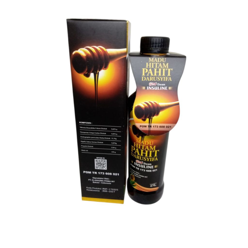 

madu hitam pahit darusyifa plus daun insulin madu pahit