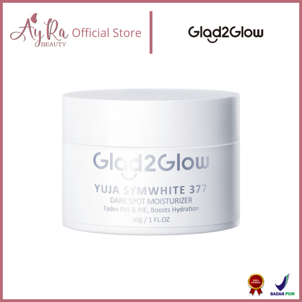 AyRa Beauty - Glad2Glow Yuja Symwhite 377 Dark Spot Moisturizer menghilangkan bekas jerawat brighten