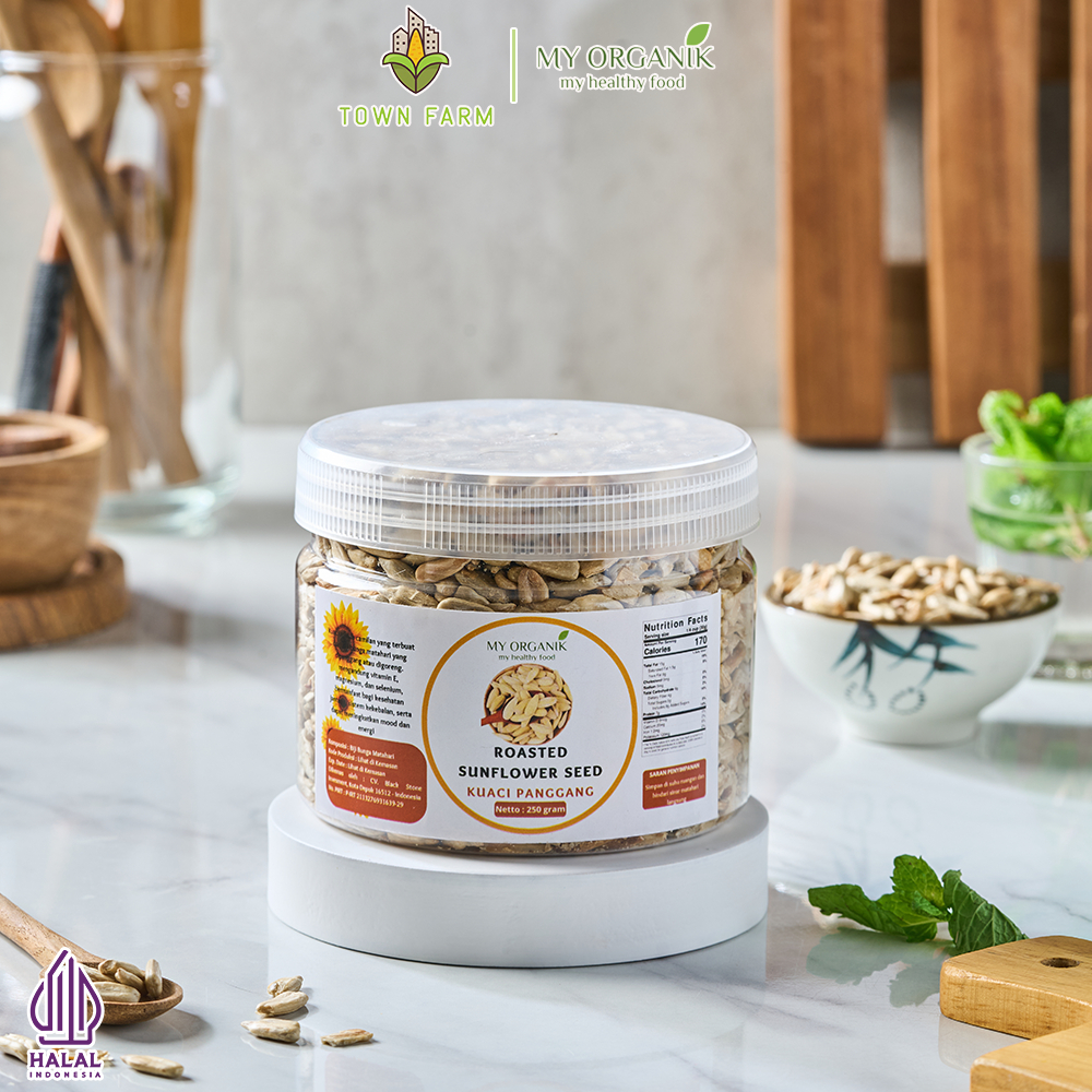 

My Organik Biji Bunga Matahari Organik Panggang Organic Roasted Sunflower Seed Seeds Kwaci Siap Makan