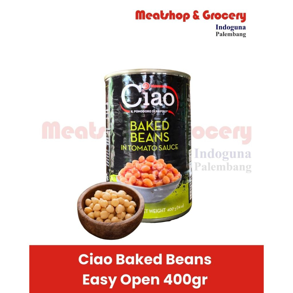 

Kacang Buncis Panggang Dalam Saus Tomat | Ciao Baked Beans In Tomato Sauce Easy Open 400g