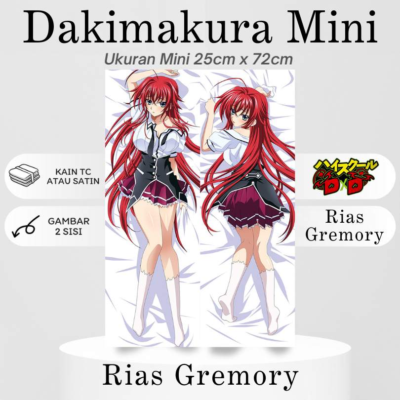 DAKIMAKURA MINI High School DxD RIAS GREMORY Bantal Anime Waifu Mini