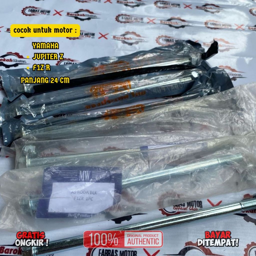 AS RODA BELAKANG YAMAHA JUPITER Z F1Z R PANJANG 24 CM