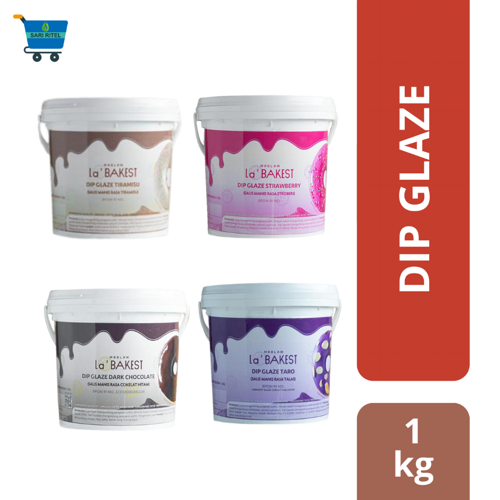 

La' Bakest Dip Glaze 1kg / Saus Cokelat Lumer