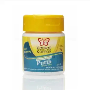 

Pewarna Putih 50 Gram