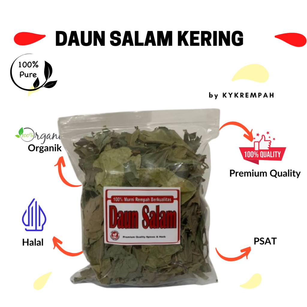 

Salam Kering / Daun Salam Kering Murni