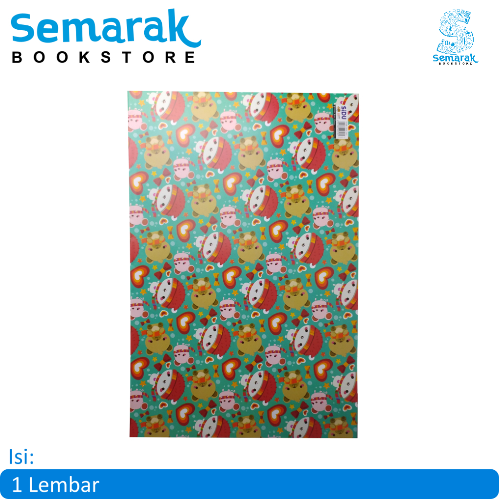 

SiDU Sinar Dunia Gift Wrap Kertas Kado Glossy Cartoon 65 x 49 cm [1 Lembar]