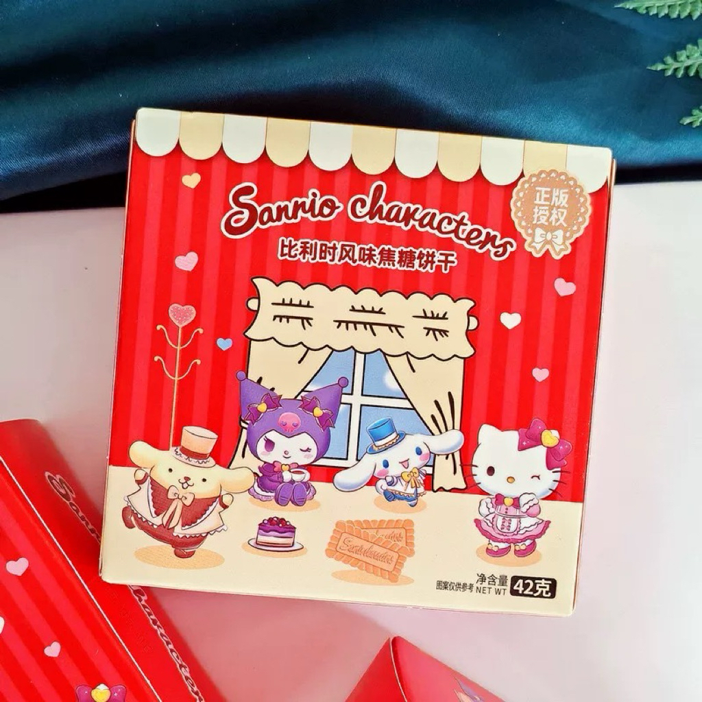 

[READY STOCK] SANRIO CHARACTERS CARAMEL BISCUIT 42gr