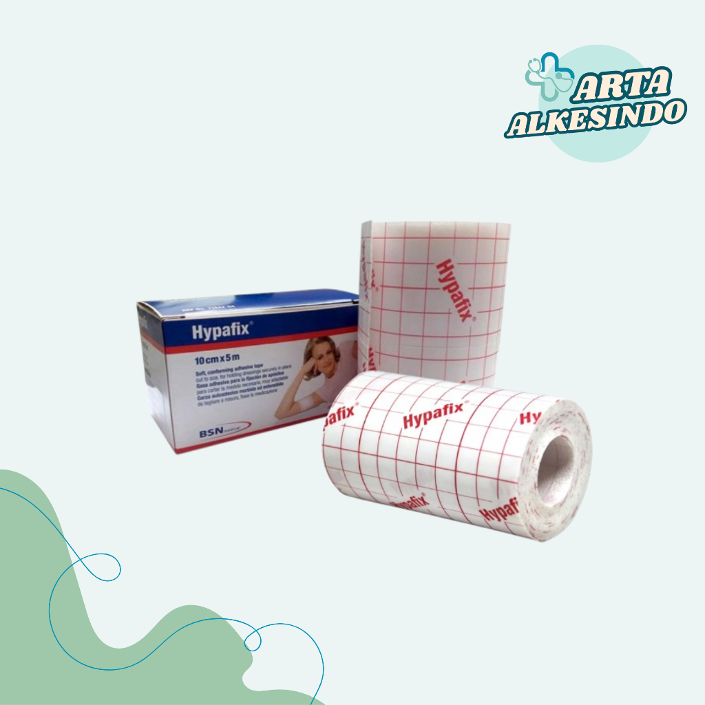 Hypafix 10cm x 5m / Plester Luka Elastis Hypafix Leukoplast