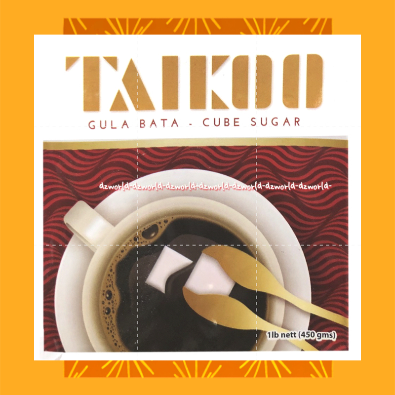 

Taikoo 100pcs Gula Bata Cube Padat Sugar Gula Kotak 100 pcs Taiko Sugars Brick Cubes Box Gula Boxs Taixoo