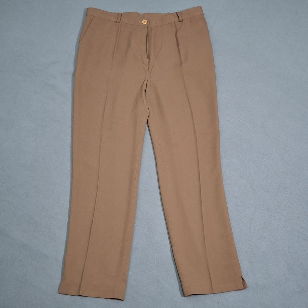 Celana bahan wanita - coklat muda