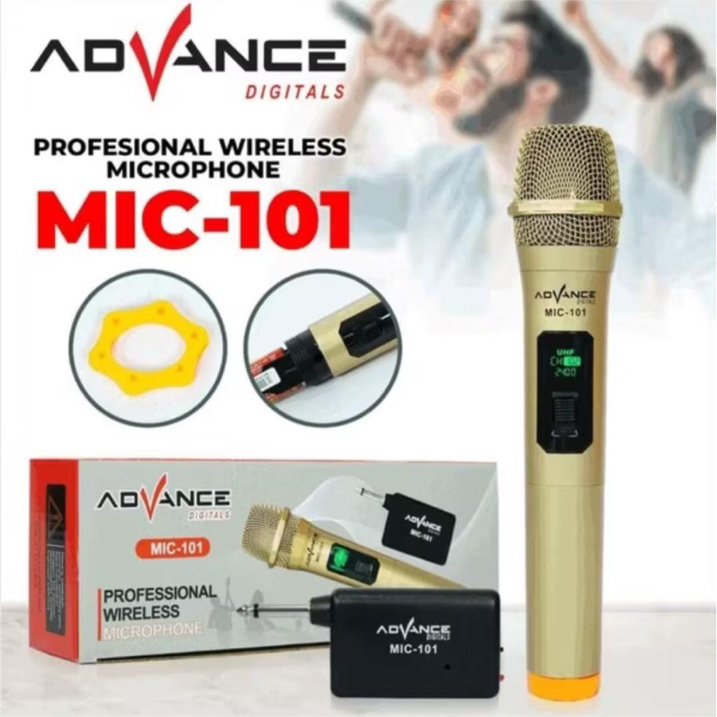 MIC WIRELESS SINGLE ADVANCE 101 MICROPHONE ADVANCE 101