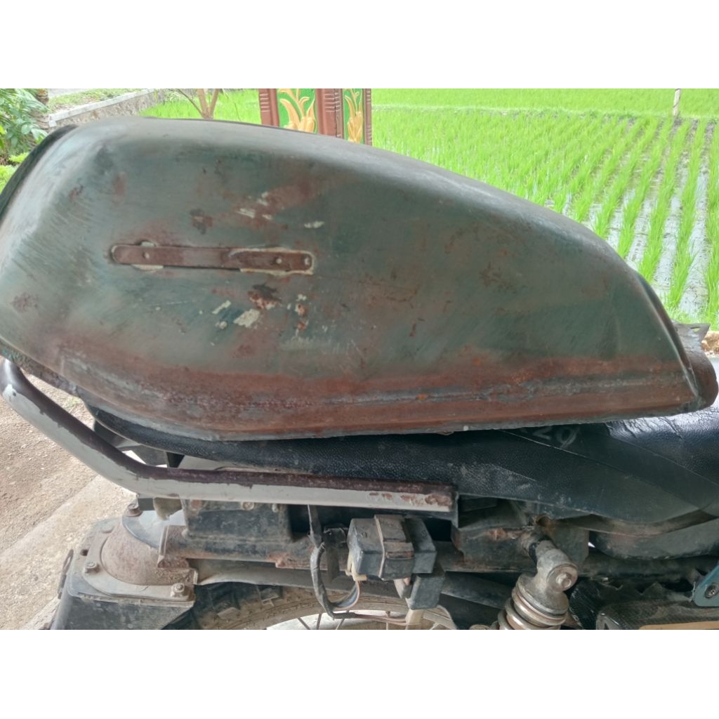 Tangki GL Pro Nat Lurus Original Tangki Tengki Bensin Honda Gl Pro GL max GL promak sudah modif nat 