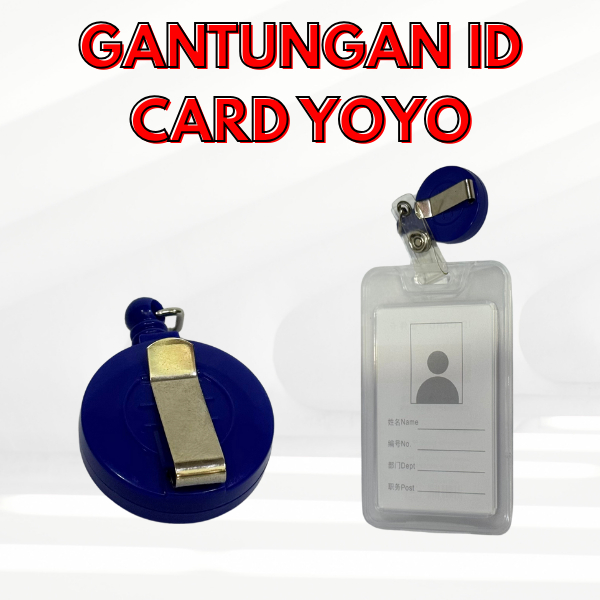 

Gantungan ID Card Yoyo Dengan Tali Panjang 60 Cm Dan Klip Besi Anti Karat