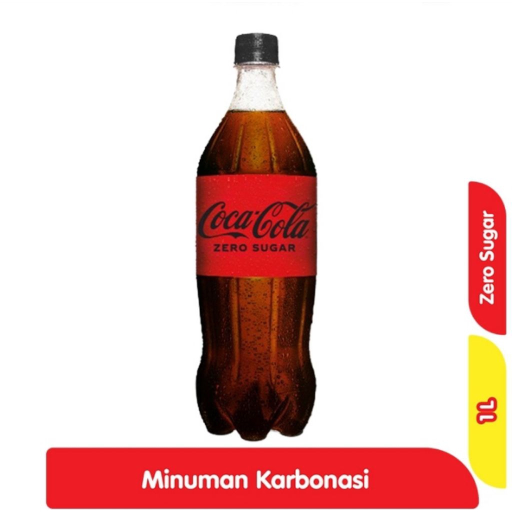 

Coca-Cola Zero Sugar Minuman Soda RasaKola Bebas Gula Botol 1L