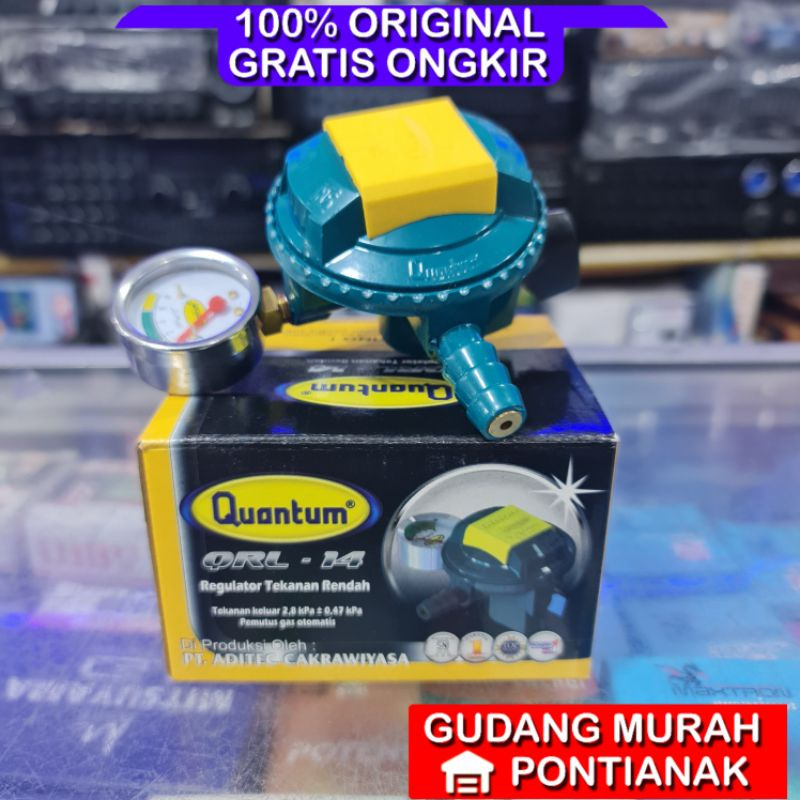 Regulator Quantum QRL-14 /regulator quantum Qrl 14 / kepala gas merk quantum Anti Bocor Kuncian Kuat