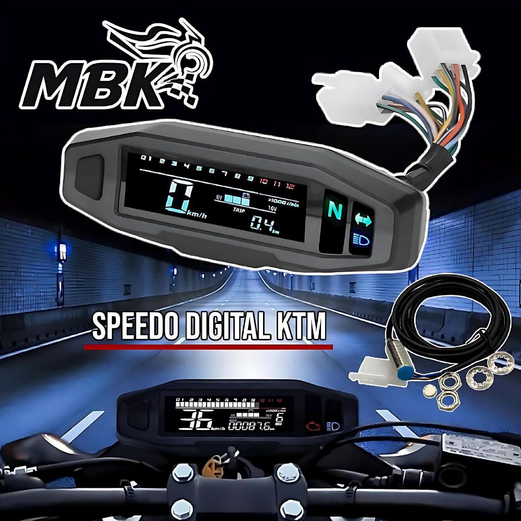 Speedometer Spidometer Digital Ktm Mini Universal Motor/Speedometer Digital Koso Mini Speedometer KT
