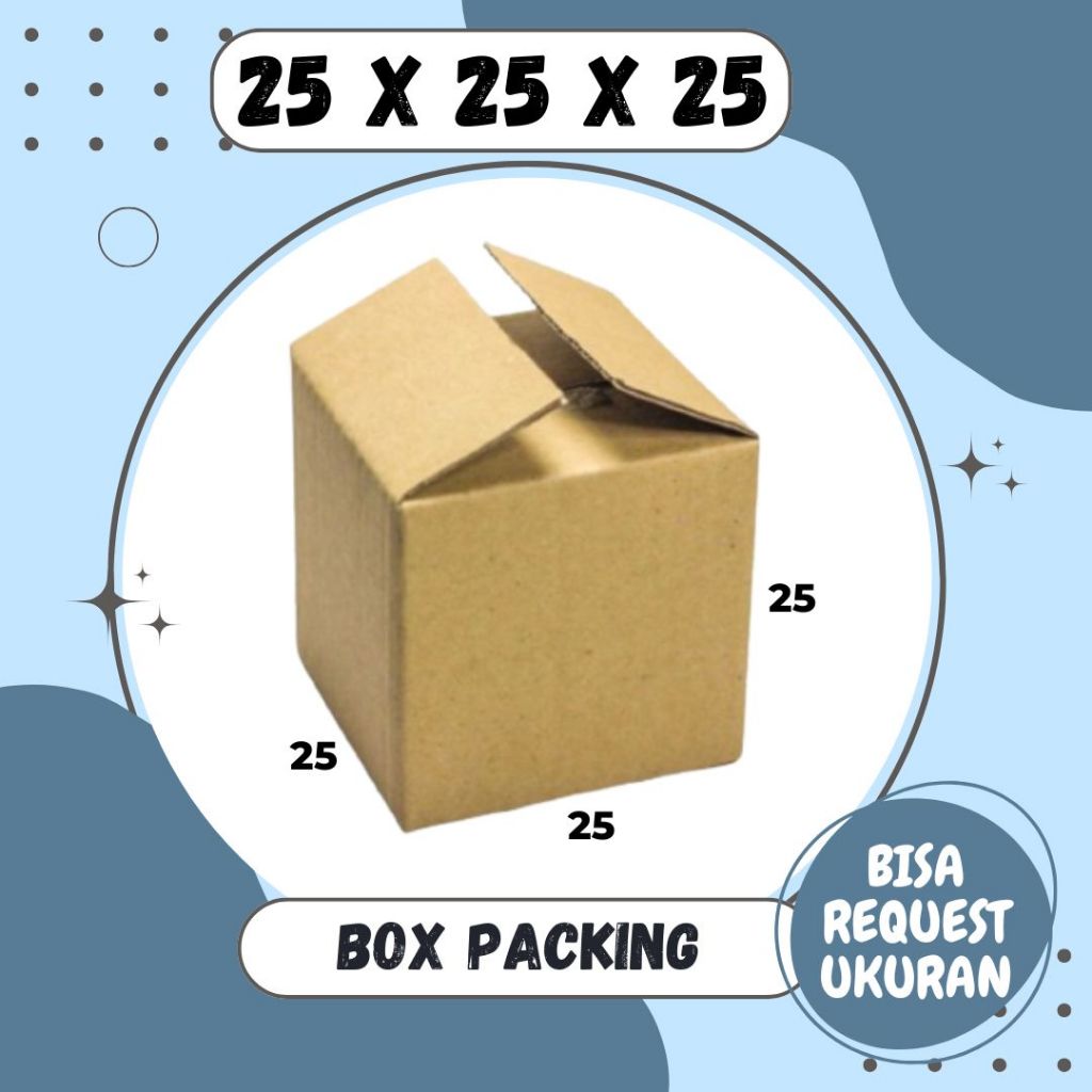 

Kardus 25x25x25 Box Packing A1 Karton Dus Jamu Kotak Olshop Kemasan Souvenir Botol Obat Madu Mainan