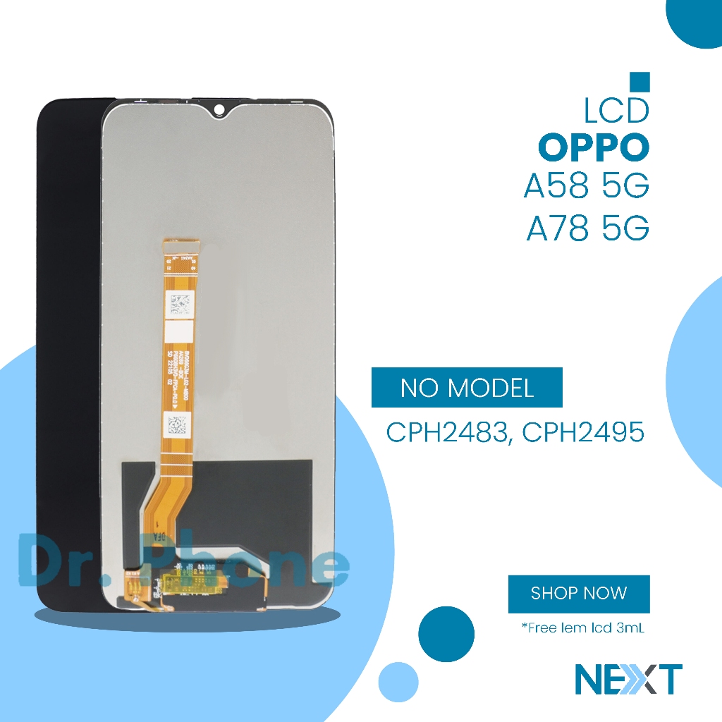 LCD Oppo A58 5G / LCD Oppo A78 5G - Fullset Touch Screen