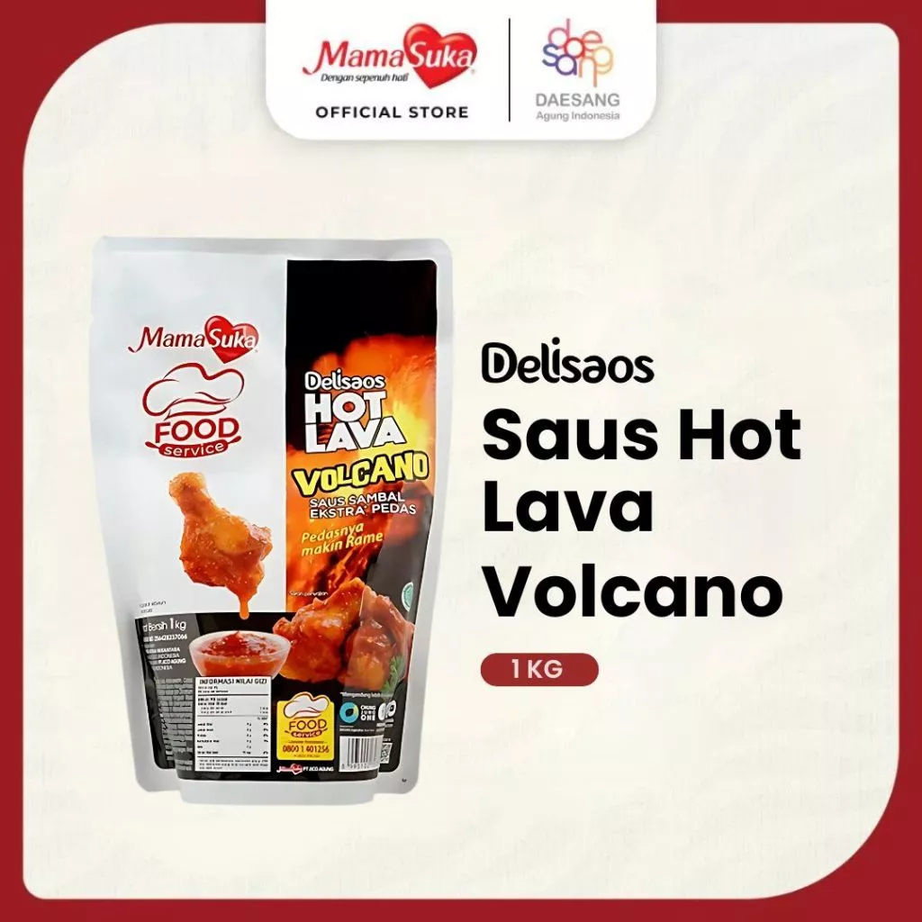 

MamaSuka - Delisaos Hot Lava Volcano 1Kg