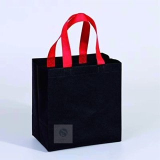 

12 PCS Tas Spunbond nasi Kotak murah 24x24x20cm press / spunbun/tas kain/bento