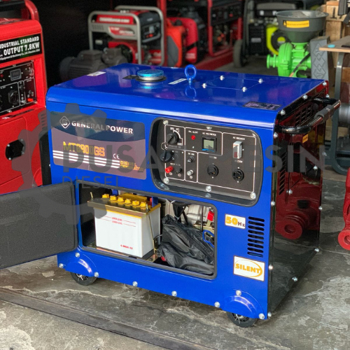 GENSET SILENT SOLAR 5000 WATT GENERAL MT6800GS