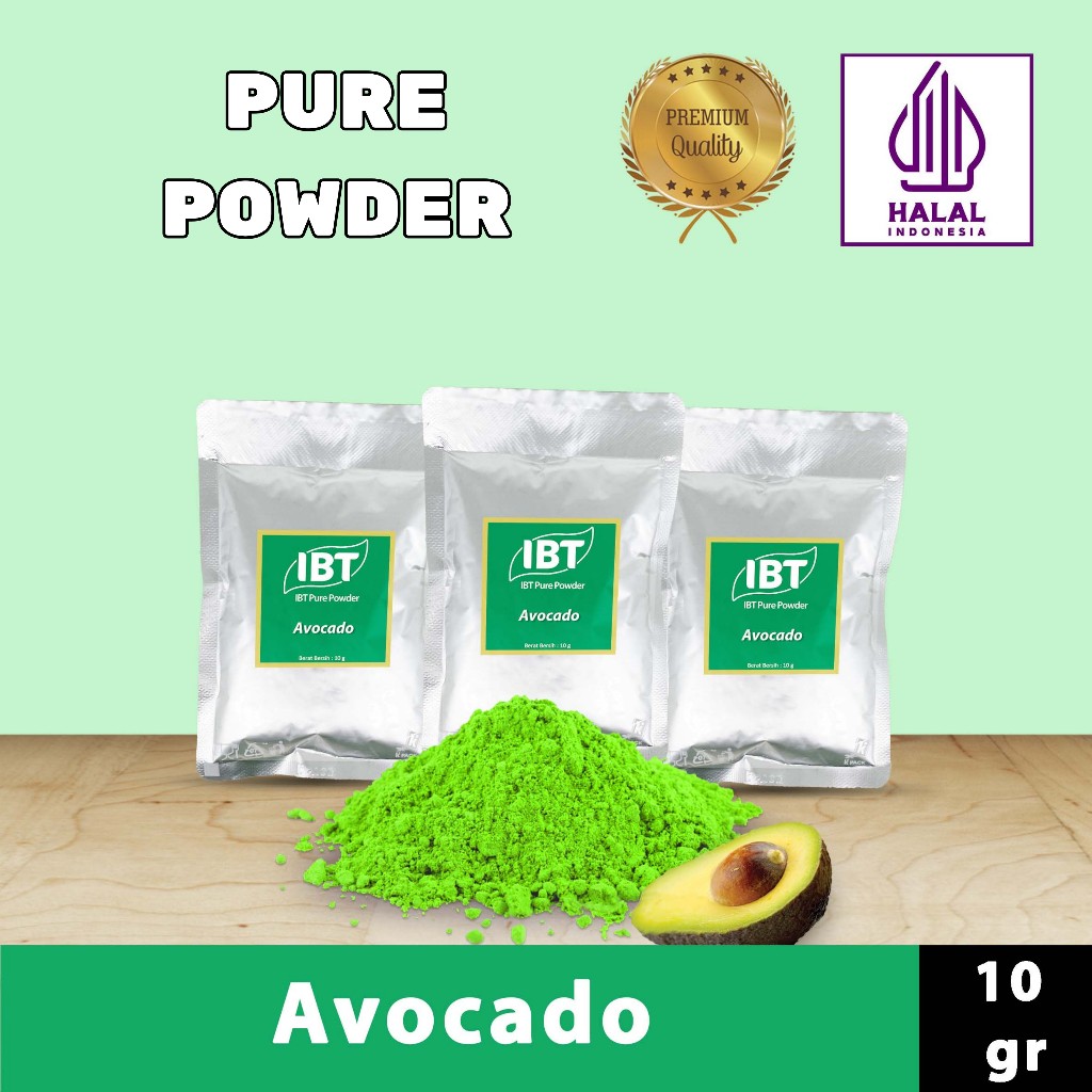 

Pure Avocado Powder Impor Taiwan Bubuk Essence Alpukat Murni Kualitas Bagus Sachet