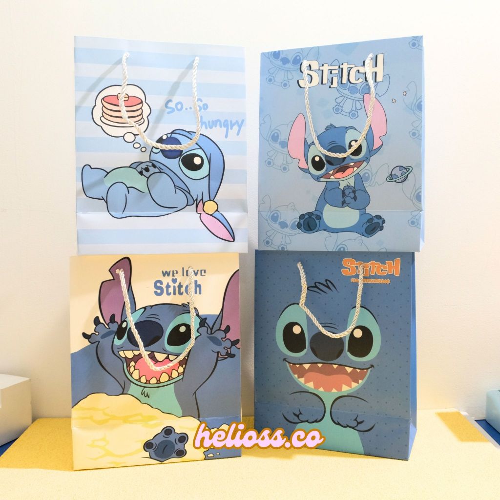 

PAPERBAG STITCH TAS KADO SOUVENIR GOODIE BAG TAS ULTAH ANAK MOTIF STITCH LILO BIRTHDAY HAMPERS GIFT SET HELIOSS.CO
