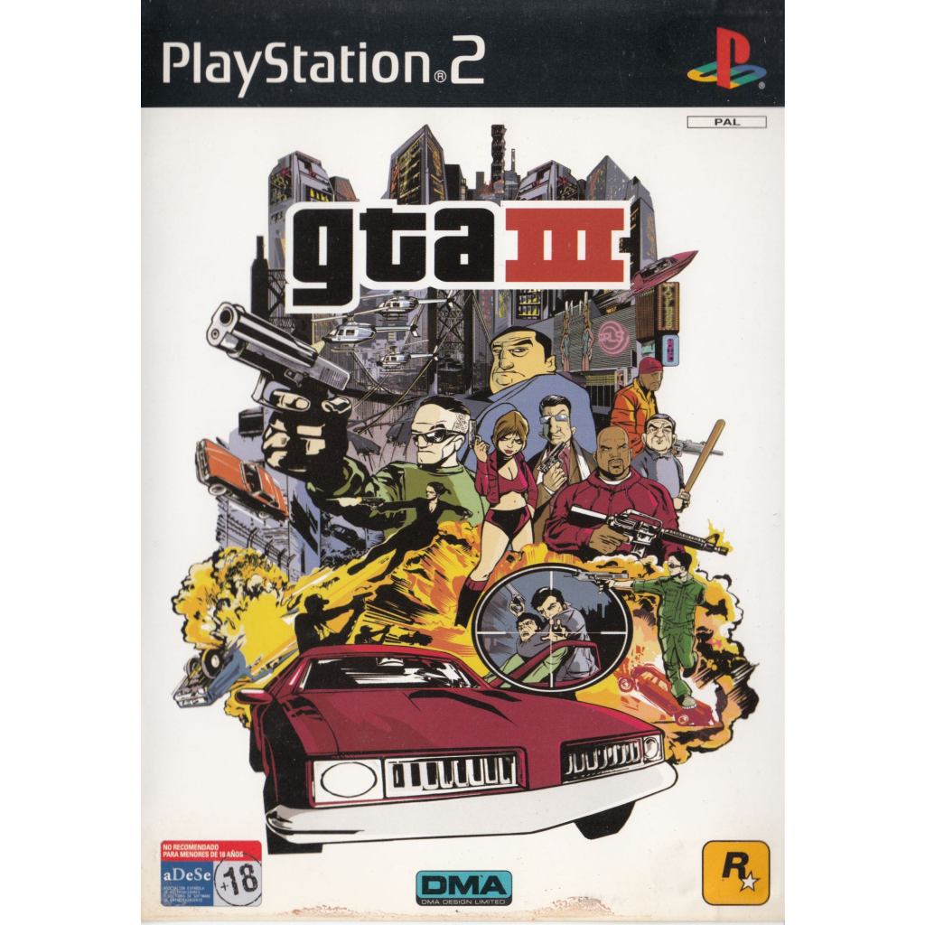 KASET PS2 GTA III