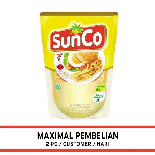 

SUNCO COOKING OIL REF 2 LTR