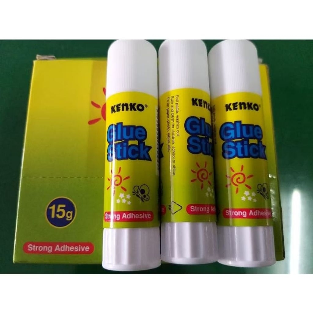 

BOX ISI 20] GLUE STICK KENKO 15 GR / LEM STICK KENKO 15 GR / LEM STIK 15 GR / LEM KERTAS