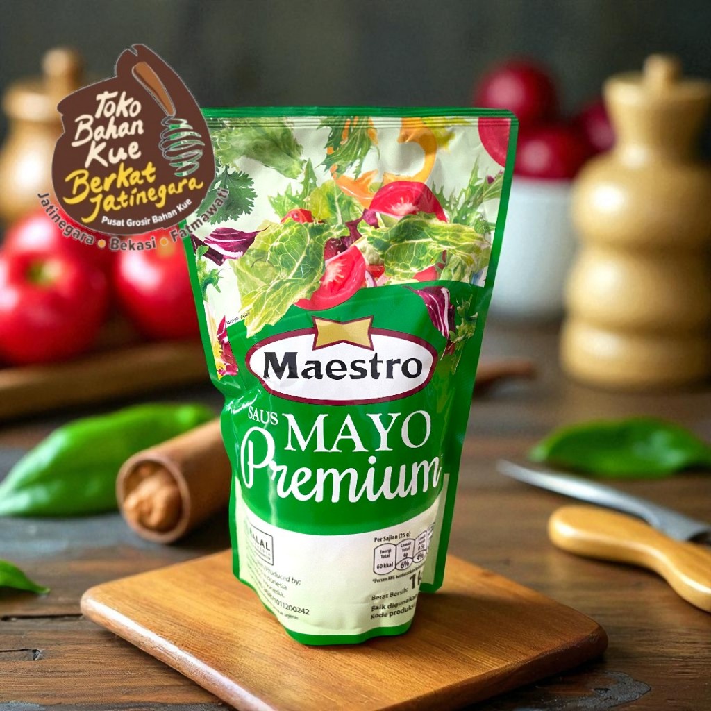

MAYONAISE MAESTRO POUCH 1 KG / SAUS MAYO MAESTRO / KARTONAN