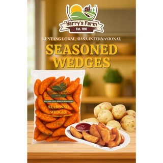 

Seasoned Wedges | Kentang Goreng Wedges Berbumbu 250 gr, 500 gr dan 1000 gr | Kentang Frozen | Kentang Lokal | Makanan Beku