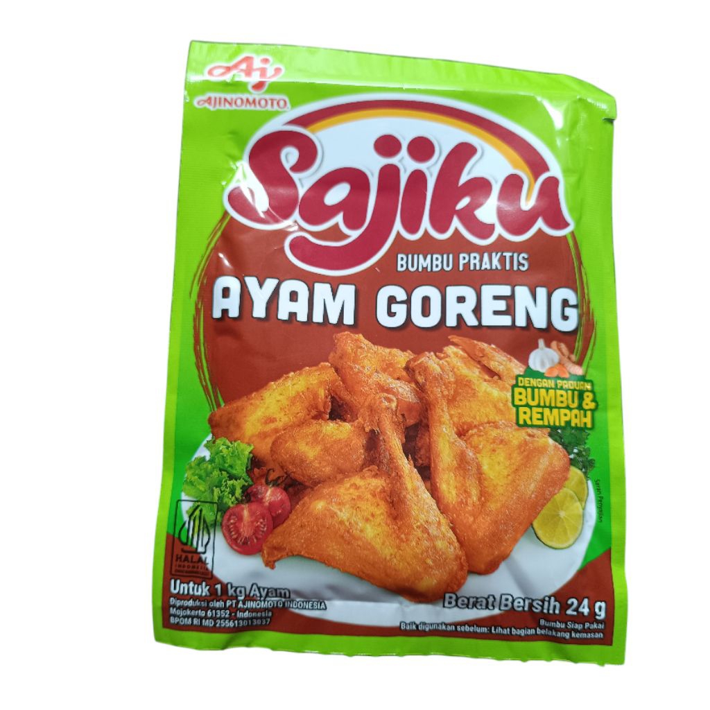 

Bumbu Sajiku Ayam Goreng Ungkep Sachet 24gr Ajinomoto