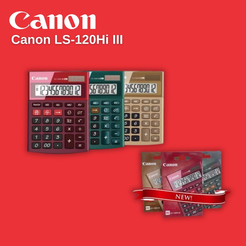 

calculator canon LS-120Hi III