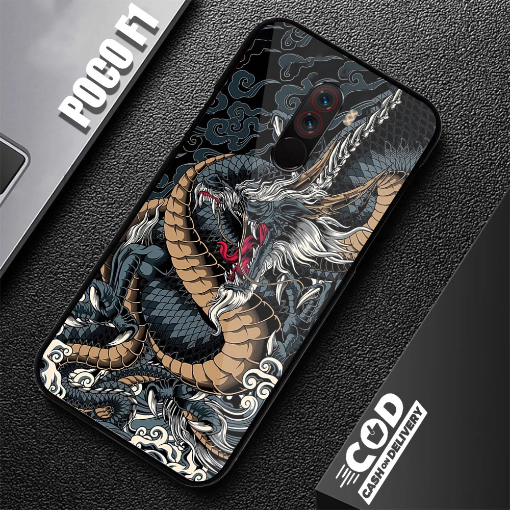 Case Xiaomi Pocophone F1 Terbaru - Urban Casing [ Dragon M08 ] Xiaomi Pocophone F1 - Case Hp - Casin