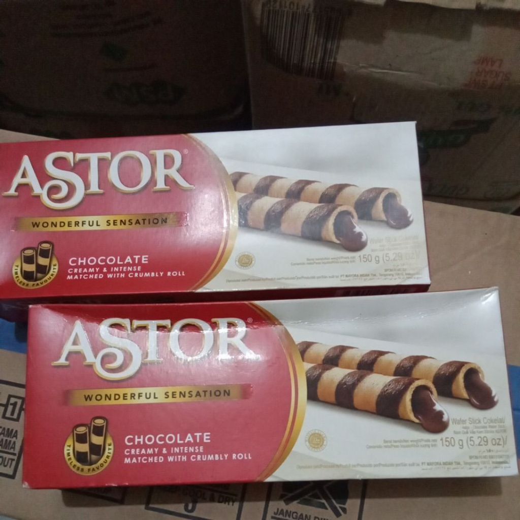

Astor Wafer Stik Coklat 150gr